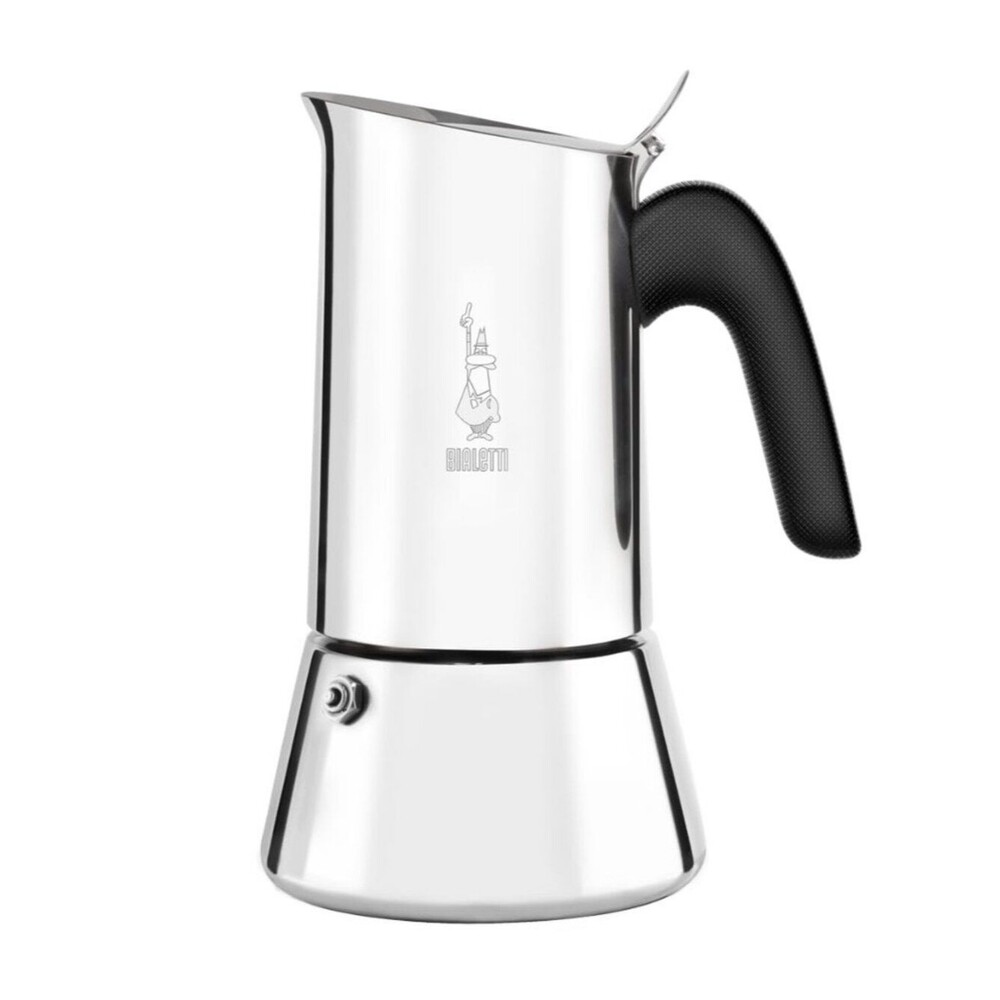 Bialetti Venus Caffettiera in Acciaio INOX, Adatta all'Induzione, Inossidabile,
